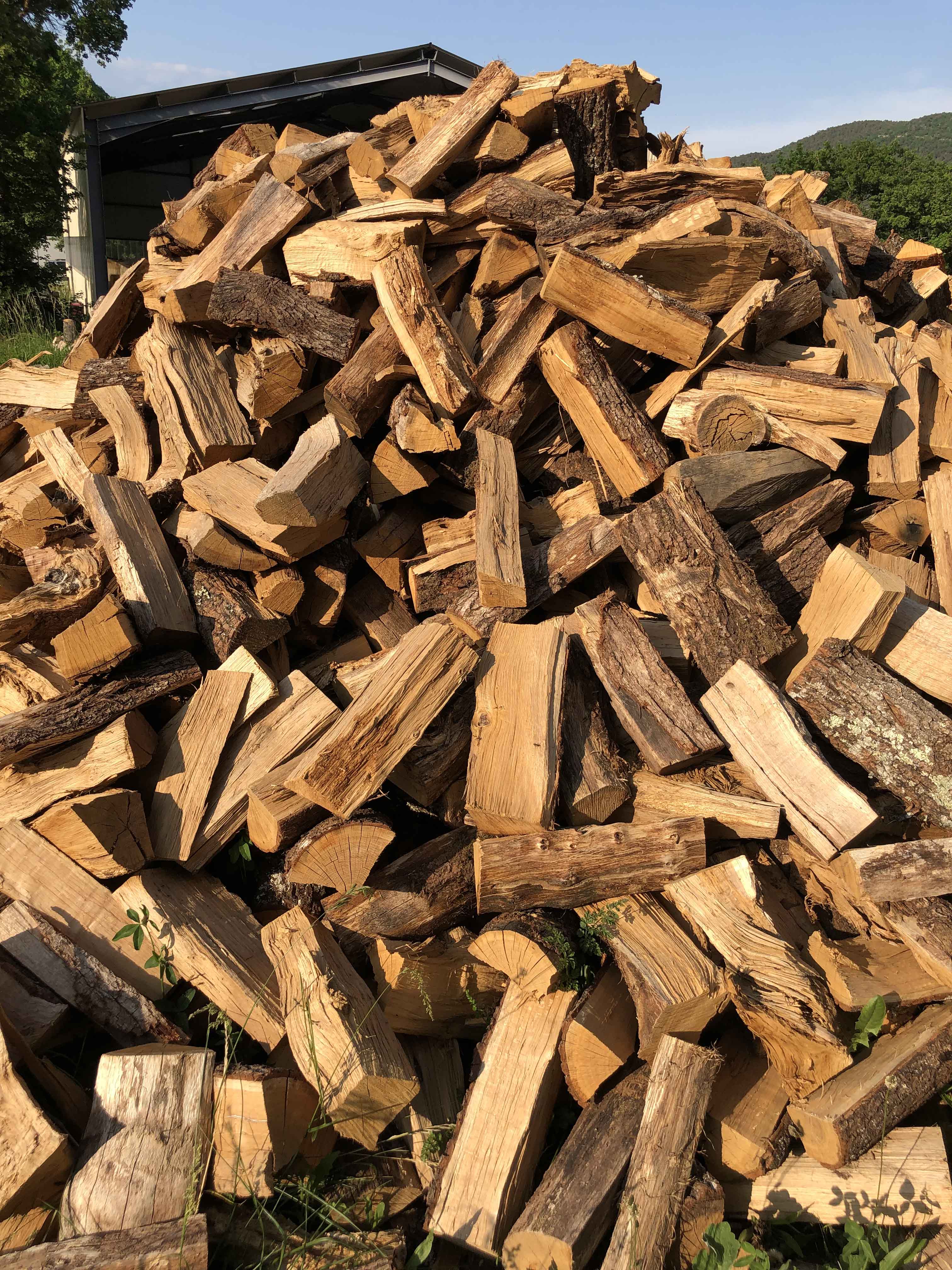 VIALA BOIS - Bois de chauffage - Chêne en 50 cm coupé et refendu, sec de 3  ans