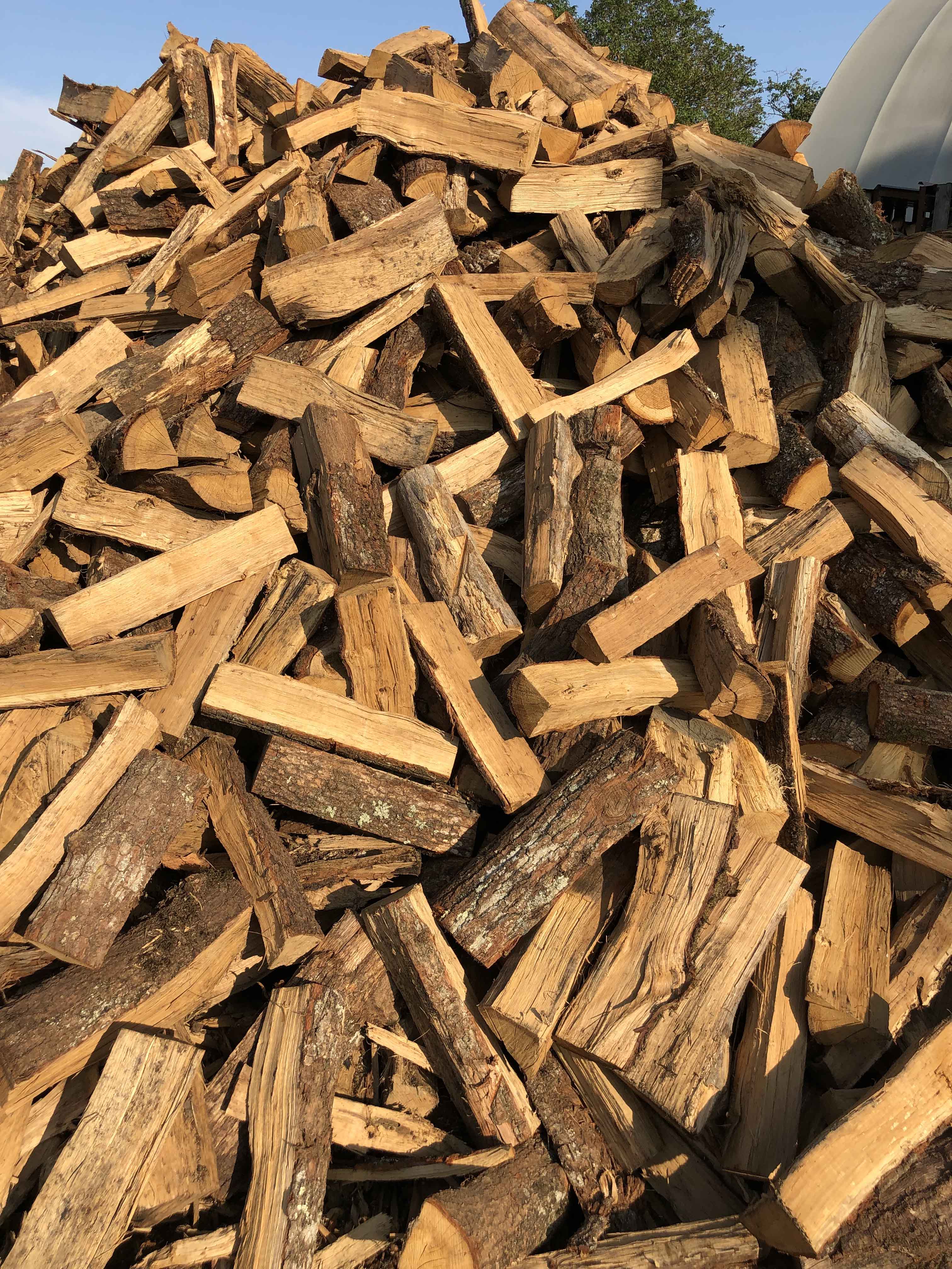 VIALA BOIS Bois de chauffage Bûches en 50 cm Chêne en 50 cm coupé et refendu, sec de 3 ans